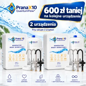 PranaX10 QuantumFlow – 2 urządzenia, drugie 600 zł taniej